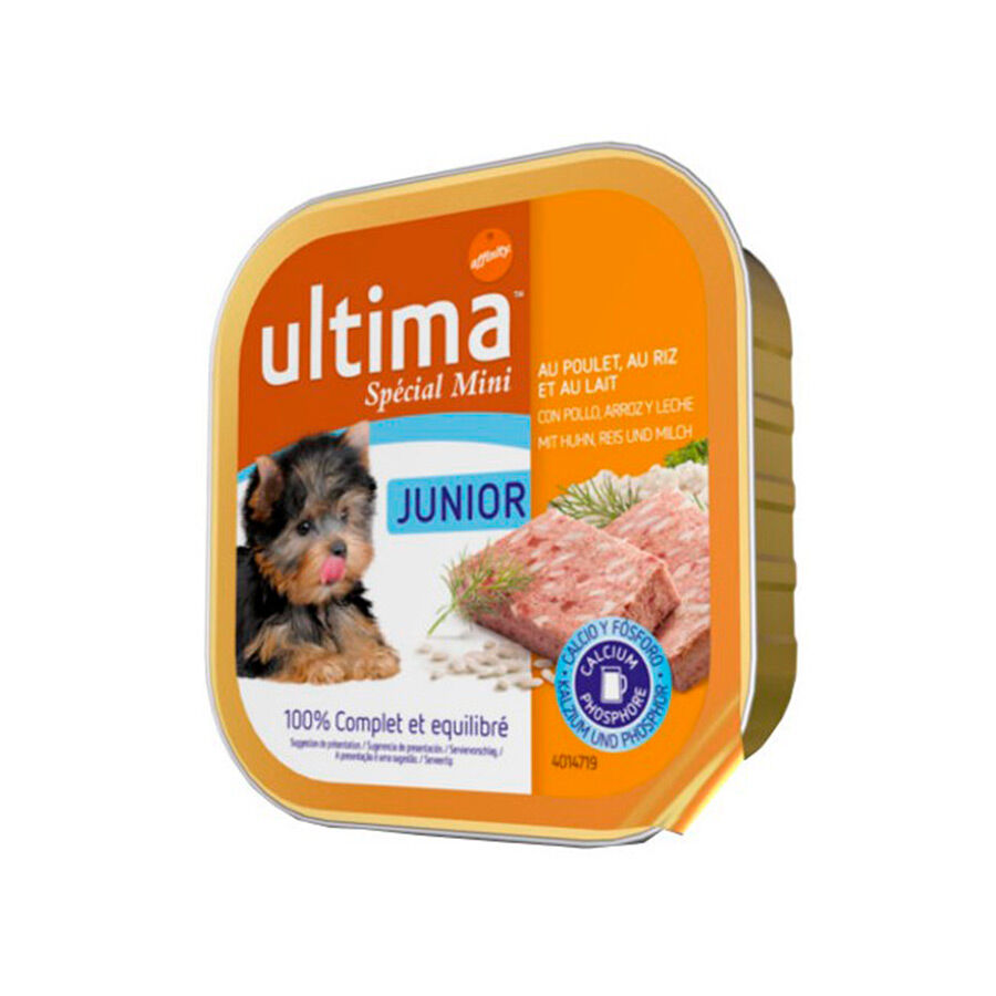 150 g Affinity Ultima Junior Mini Pollo tarrina para perros , , large Imagen numero 1
