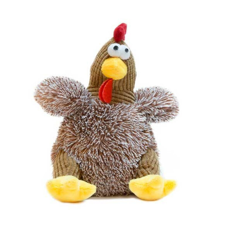 TK-Pet Janis Gallina Marrón de Peluche para perros, , large image number null