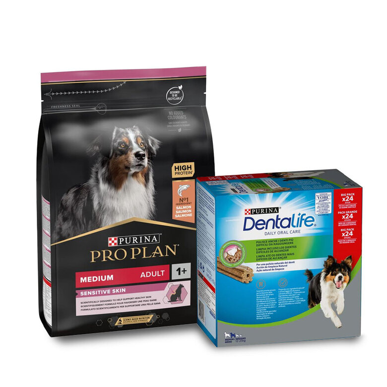 Pack Comida Dermatológica Perro Mediano Pro Plan, , large image number null