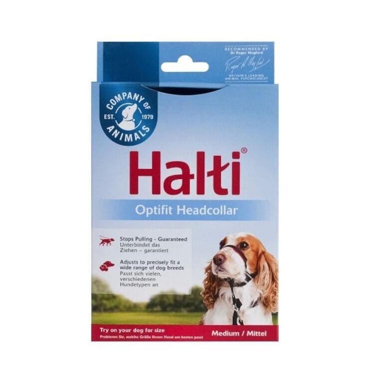 Halti Optifit collar antitirones negro para perros thumbnail