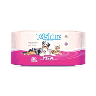 PetShine Toallitas Húmedas Passion para perros y gatos