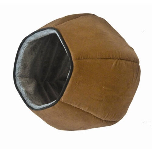 Freecat Pop Igloo suave marr&oacute;n cueva para gatos Imagen numero 1