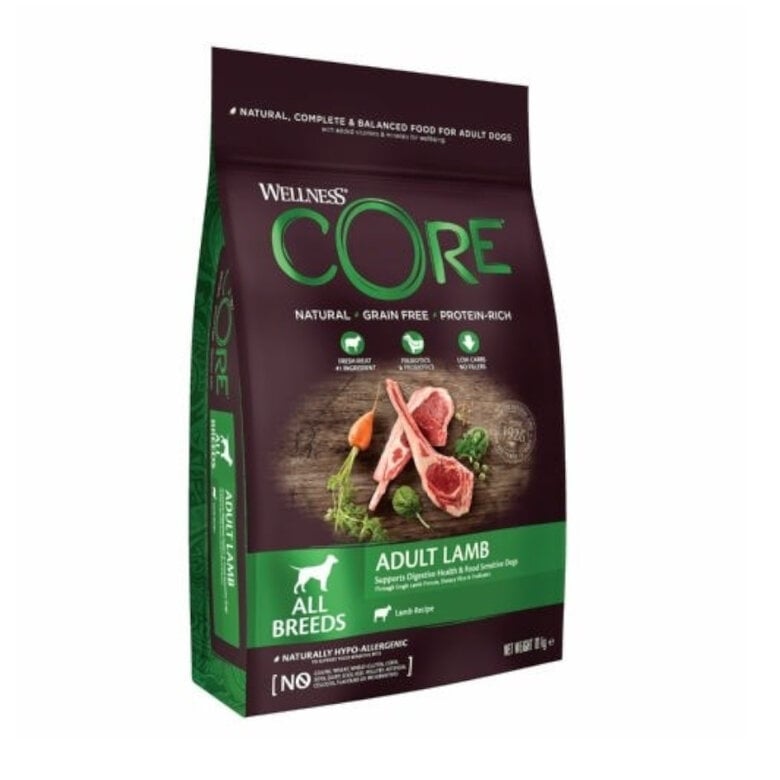 10 kg Wellness Core Adult Cordero pienso para perros,  Imagen numero 1 10 kg Wellness Core Adult Cordero pienso para perros, , large Imagen numero 1