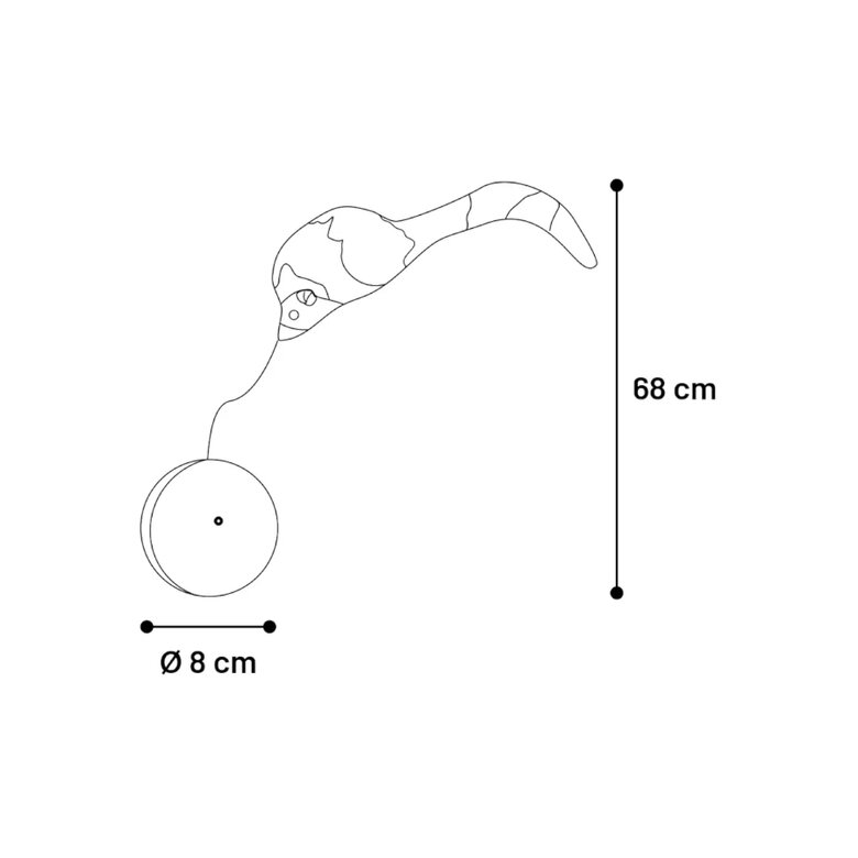Flamingo Boula Ratón Interactivo para gatos,  Imagen numero 3 Flamingo Boula Ratón Interactivo para gatos, , large Imagen numero 3