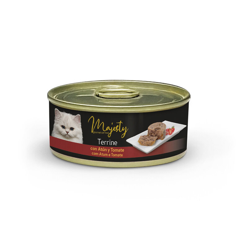 Majesty Adult Atún y Tomate lata para gatos, , large image number null