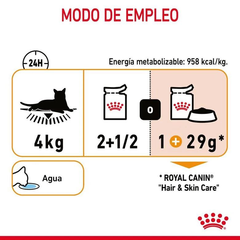 Royal Canin Hair and Skin sobre en salsa para gatos thumbnail