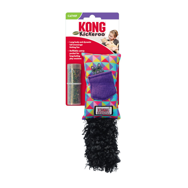 Kong Kickeroo Refillable juguete para gatos, , large image number null
