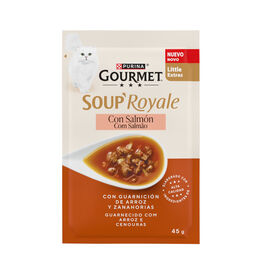 Purina Gourmet Soup Royale Sopa con Salm&oacute;n para gatos