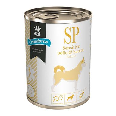 Criadores Dietetic Adulto Sensitive Pollo y Batata lata para perros