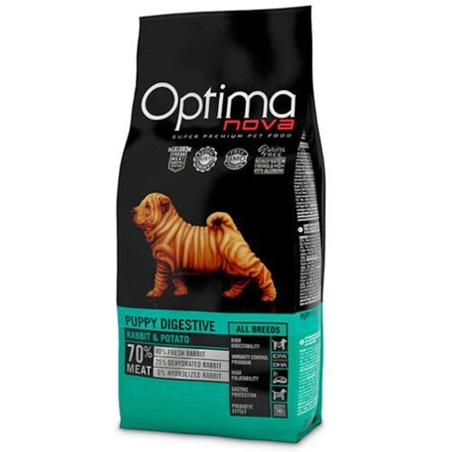 2 kg Optima Nova Puppy Digestive Conejo pienso para cachorros, , large Imagen numero 1