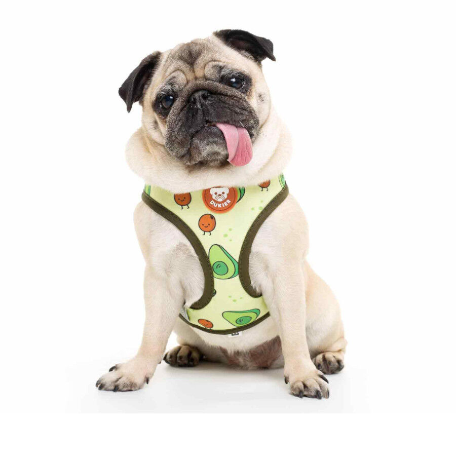 Dukier Avocado Arnés Reversible Estampado Aguacate para perros thumbnail