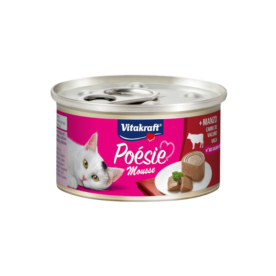 Vitakraft Poésie Mousse de ternera lata para gatos