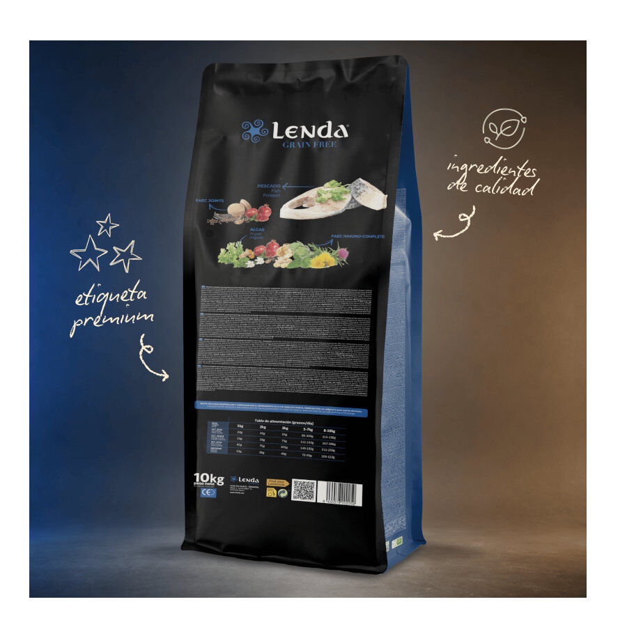 2 Kg Lenda Grain Free Pescado y Krill pienso para perros, , large Imagen numero 3
