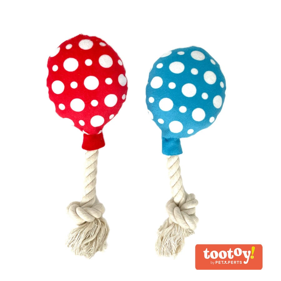 Tootoy! Comfort Brithday Balloon Set peluches con sonido para perros, , large Imagen numero 1