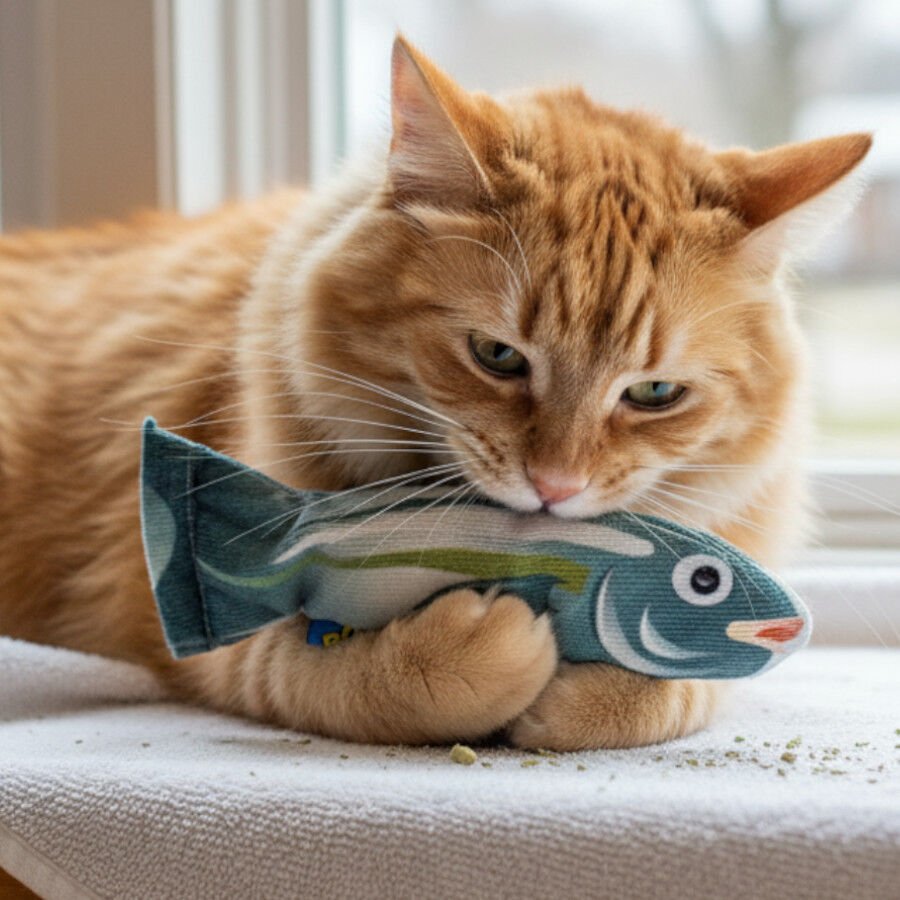 BAM! Peluche Pez con Catnip para gatos, , large Imagen numero 1