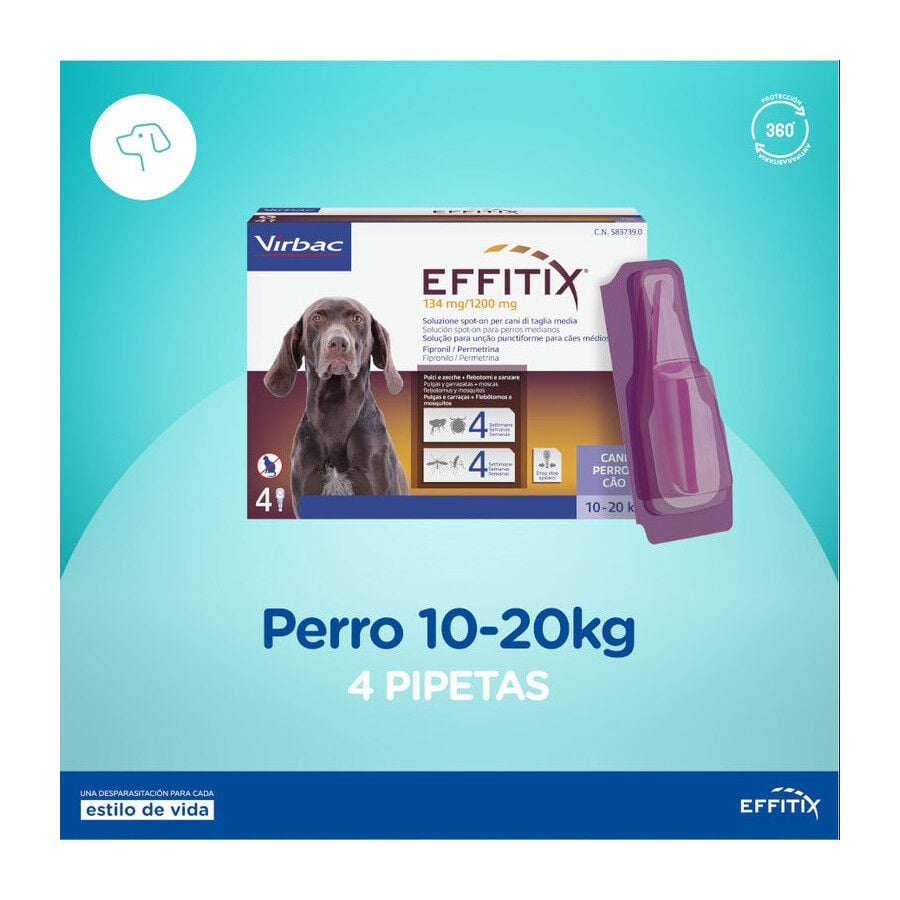 Effitix Antiparasitario en Pipetas para perros thumbnail