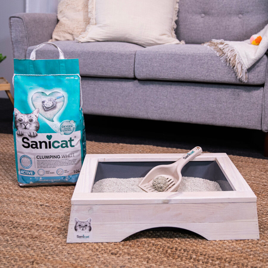 Sanicat Cumpling White Marseille Active Arena Aglomerante para gatos thumbnail