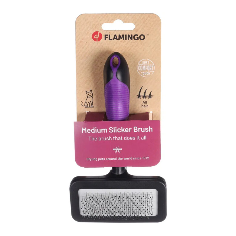 Flamingo Cepillo Universal carda para gatos, , large image number null
