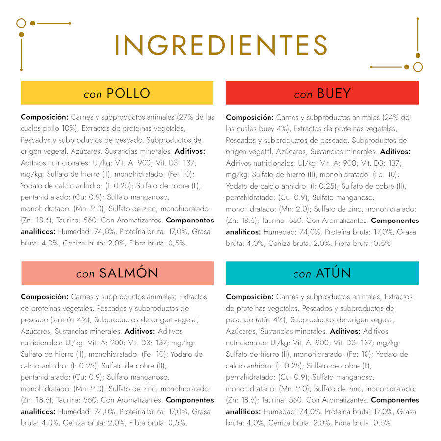 Gourmet Gold Tartelette Varios Sabores lata para gatos thumbnail