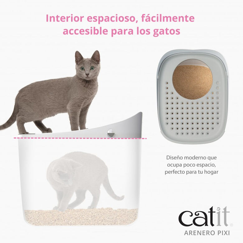 Catit Pixi Arenero Blanco para gatos thumbnail