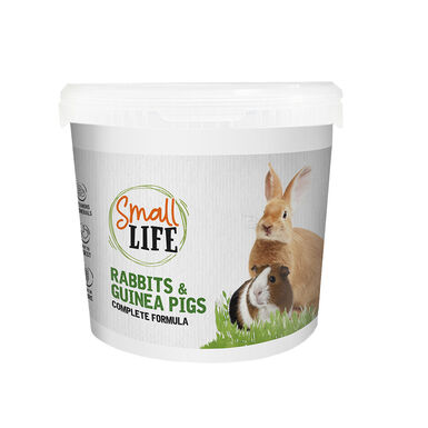 Small Life Cubo de comida para conejos y cobayas