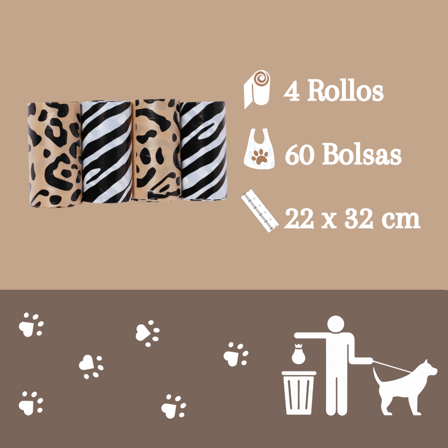 Nice Care Premium Bolsitas Print Rollos para perros, , large Imagen numero 3