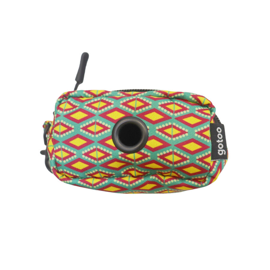 Gotoo Porta bolsas estampado geométrico para perros