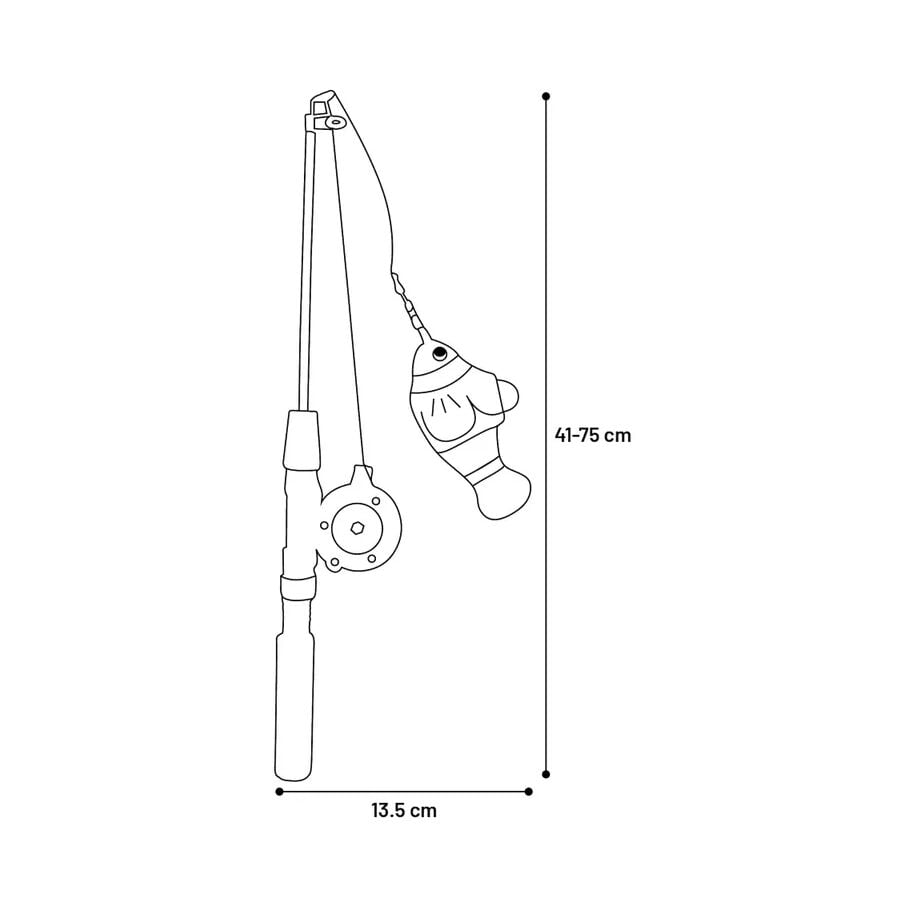 Flamingo Rodney Caña con Pez para gatos thumbnail