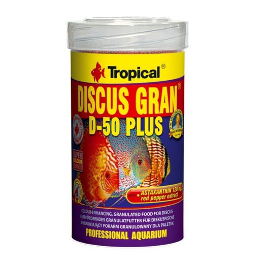Tropical Discus Gran D-50 Plus comida granulada para peces disco, , large image number null