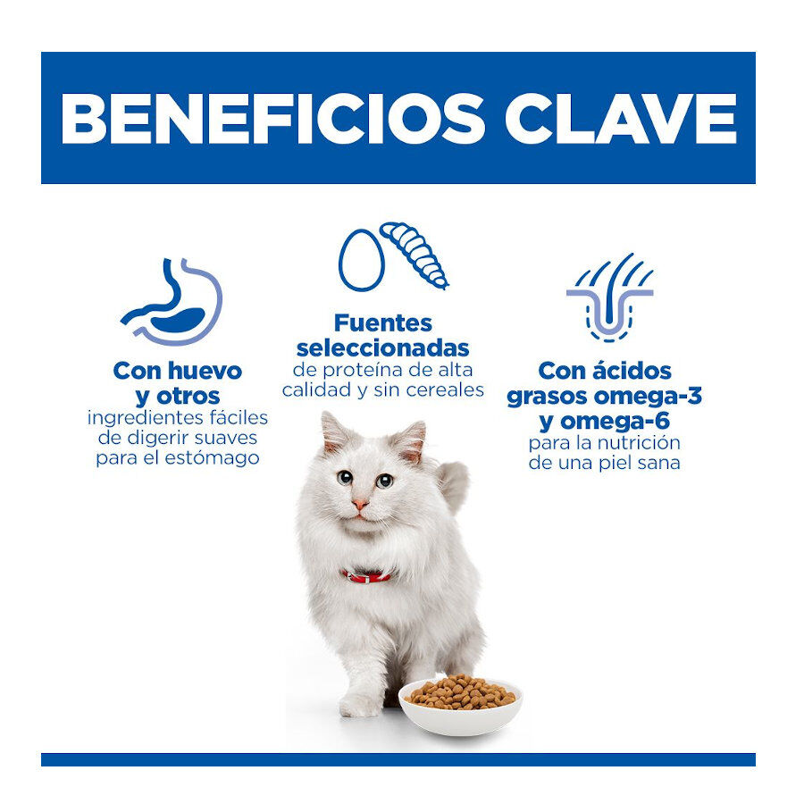 7 kg Hill's Science Plan Adult Hypoallergenic Huevo e Insecto pienso para gatos, , large Imagen numero 3