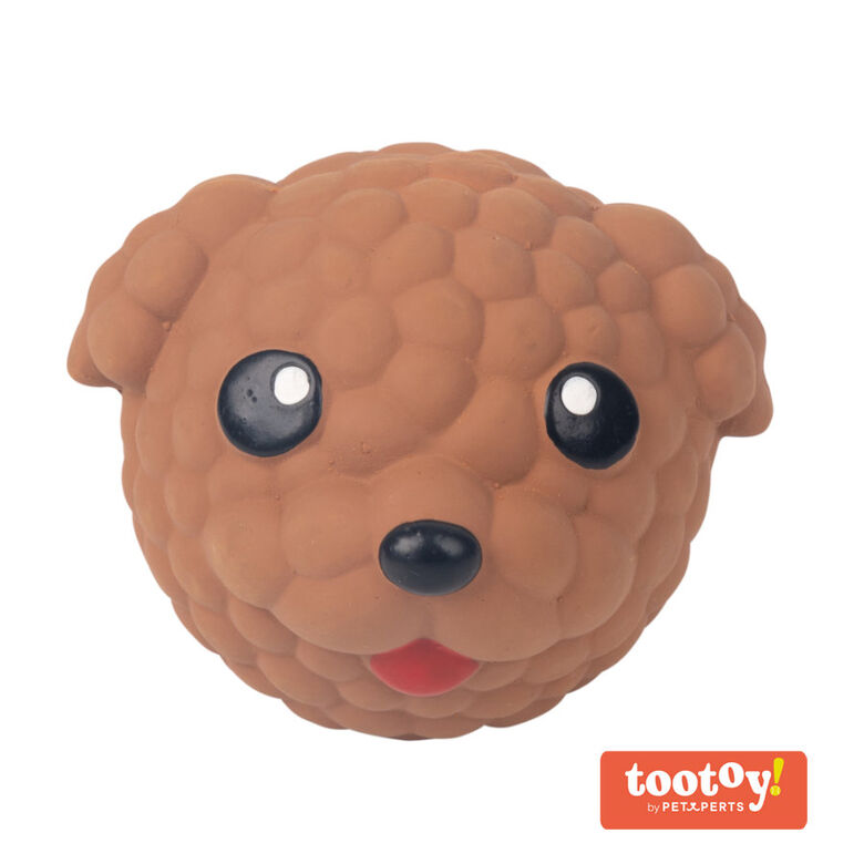 Tootoy! Chew Poodle mordedor de látex con sonido para perros thumbnail