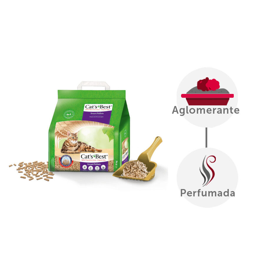 5 L Cat&rsquo;s Best Smart Pellets Arena Aglomerante, , large Imagen numero 1