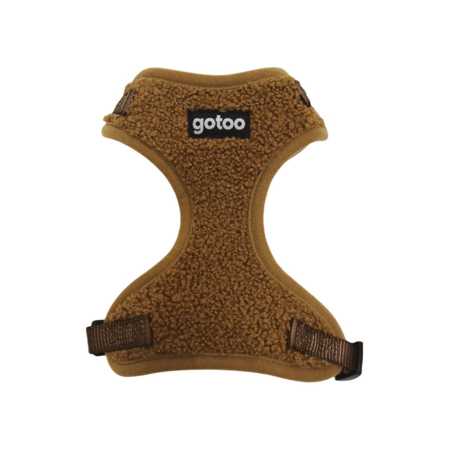 Gotoo Arn&eacute;s ajustable teddy marr&oacute;n para perros, , large Imagen numero 1