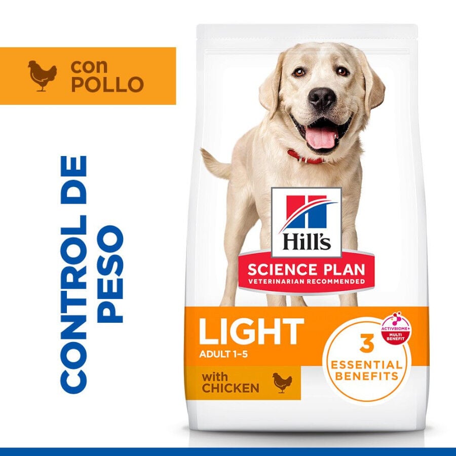 14 kg Hill's Science Plan Light Adult Pollo pienso para perros, , large Imagen numero 2