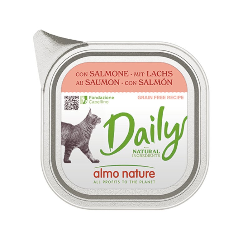 100 g Almo Nature Daily Grain Free Salmón para gatos,  Imagen numero 1 100 g Almo Nature Daily Grain Free Salmón para gatos, , large Imagen numero 1