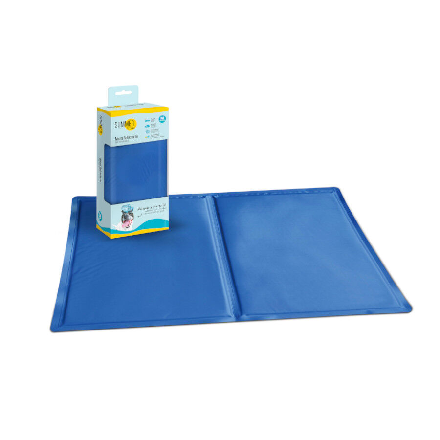 Summer Vibes Manta Refrescante Azul para perros, , large Imagen numero 1
