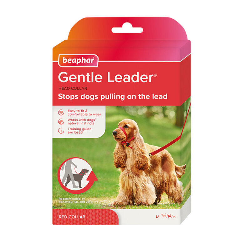 Beaphar Gentle Leader Collar de adiestramiento Rojo para perros, , large image number null