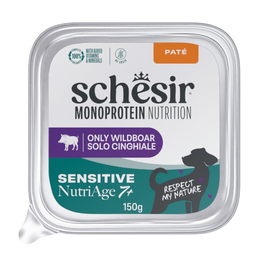 150 g Schesir Monoprotein Tarrina Jabal&iacute; pat&eacute; para perros, , large Imagen numero 1