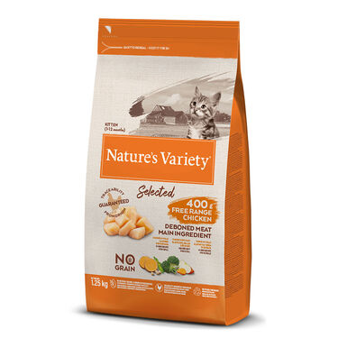 Nature's Variety Selected Kitten Pollo pienso para gatos