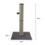 Leeby Gaston rascador de sisal gris con juguete para gatos, , large indicador imagen numero 4