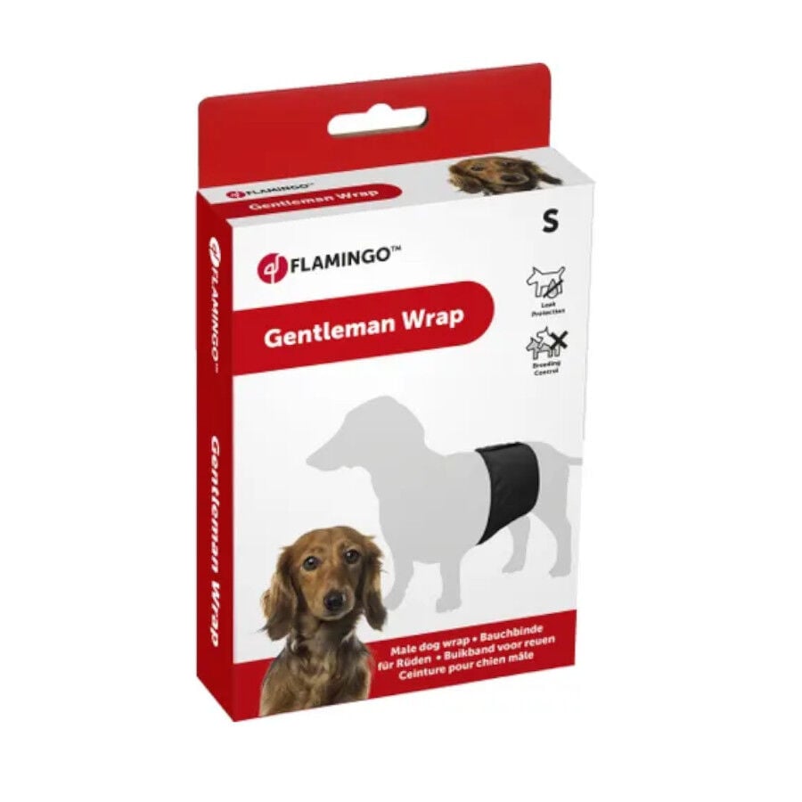 Flamingo Pañal Lavable para perros machos