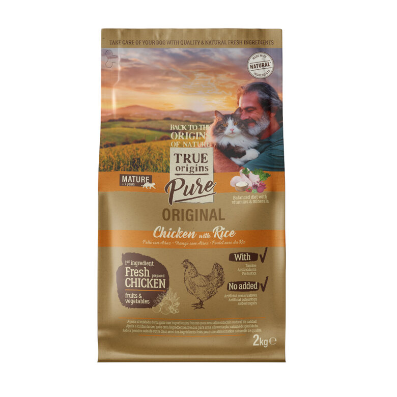 2 kg True Origins Pure Senior Pollo pienso para gatos,  Imagen numero 1 2 kg True Origins Pure Senior Pollo pienso para gatos, , large Imagen numero 1