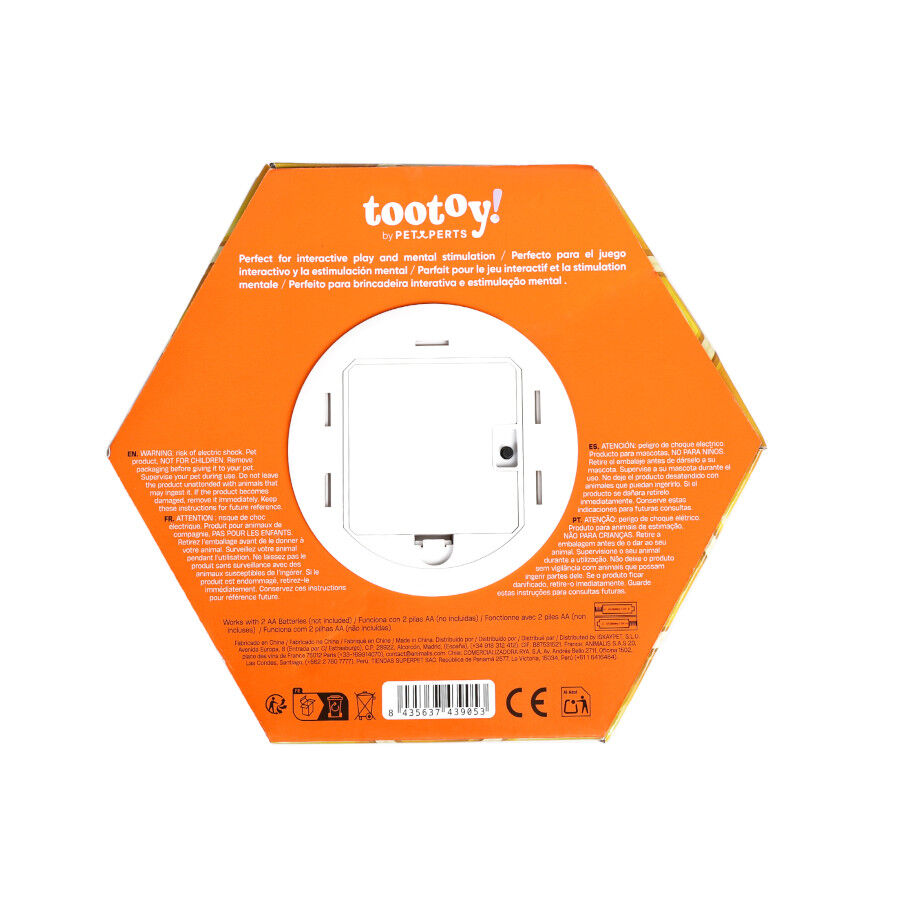 Tootoy! Panal de abeja interactivo con plumas para gatos thumbnail