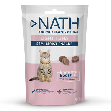 Nath Bocaditos Light Semihúmedos de Atún para gatos