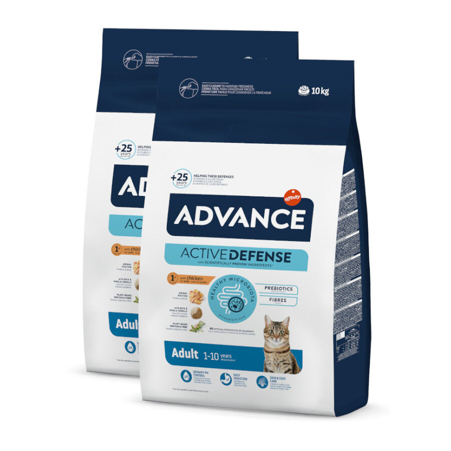 Advance Adult Pollo y Arroz pienso para gatos