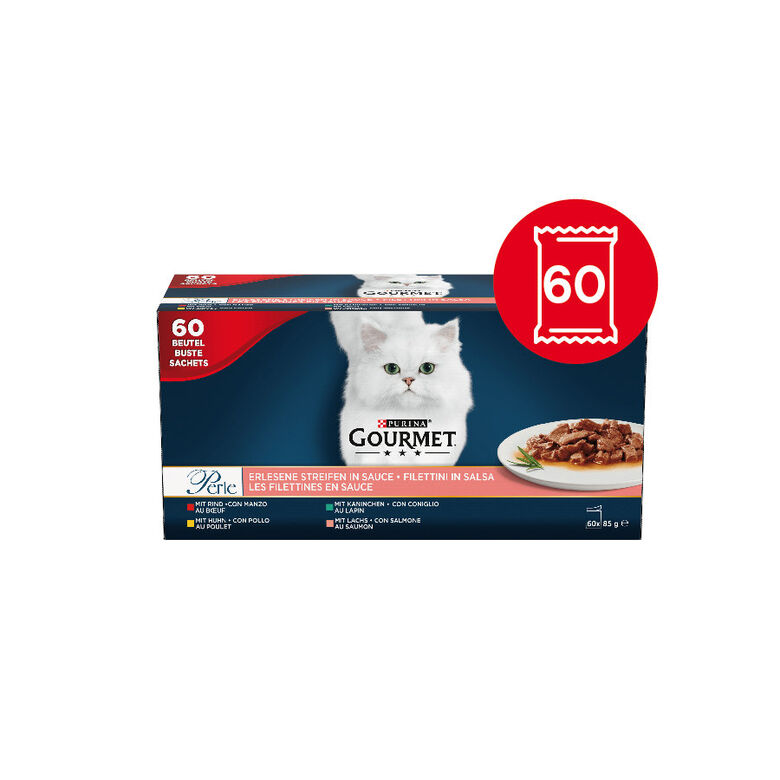 Gourmet Perle Finas Láminas en salsa sobres para gatos thumbnail