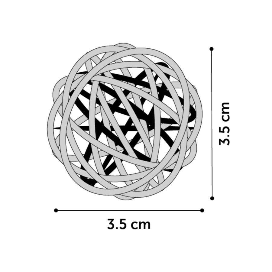 Flamingo Wicki Tr&iacute;o de Pelotas Juguete para roedores, , large Imagen numero 5