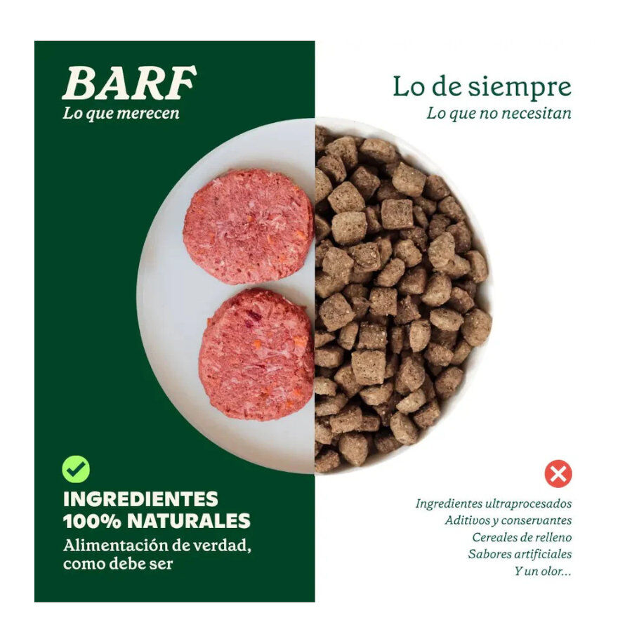 2.5 kg Wild Balance Men&uacute; Barf pollo y verduras comida congelada para perros, , large Imagen numero 5