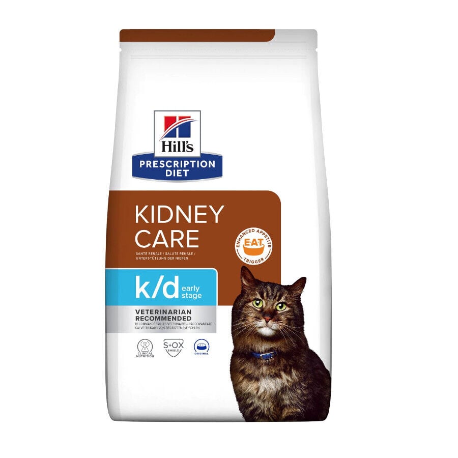 Hill&#039;s Prescription Diet Kidney Care k/d Pienso para gatos thumbnail