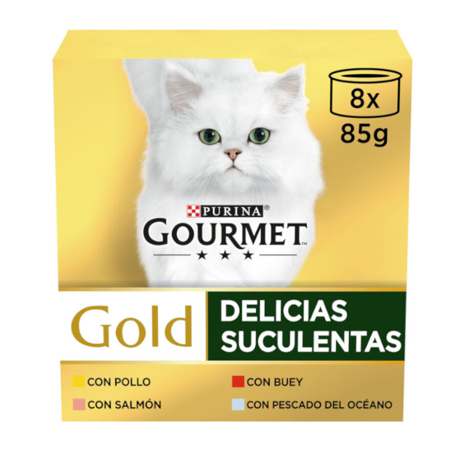 Gourmet Gold Delicias Suculentas Mixtas lata para gatos